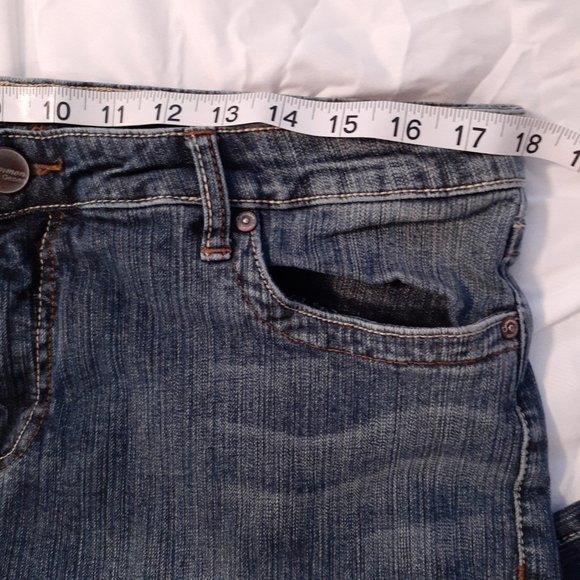 Common Genes Medium Wash Denim Bootcut Flare Women's Jeans  Back 2 School SZ 14 - Picture 5 of 9